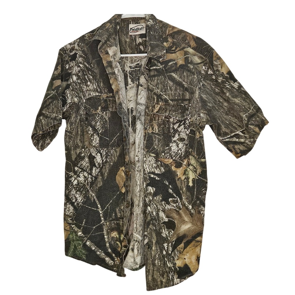Field Staff by Mossy Oak Mens‎ Camo Lg Gorpcore Hunting Utility Fishing Outdoor